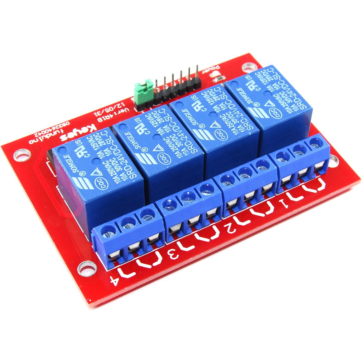 Keyes 24V 2 Channel Relay Module MD278 250V AC 28V DC Funduino Flux