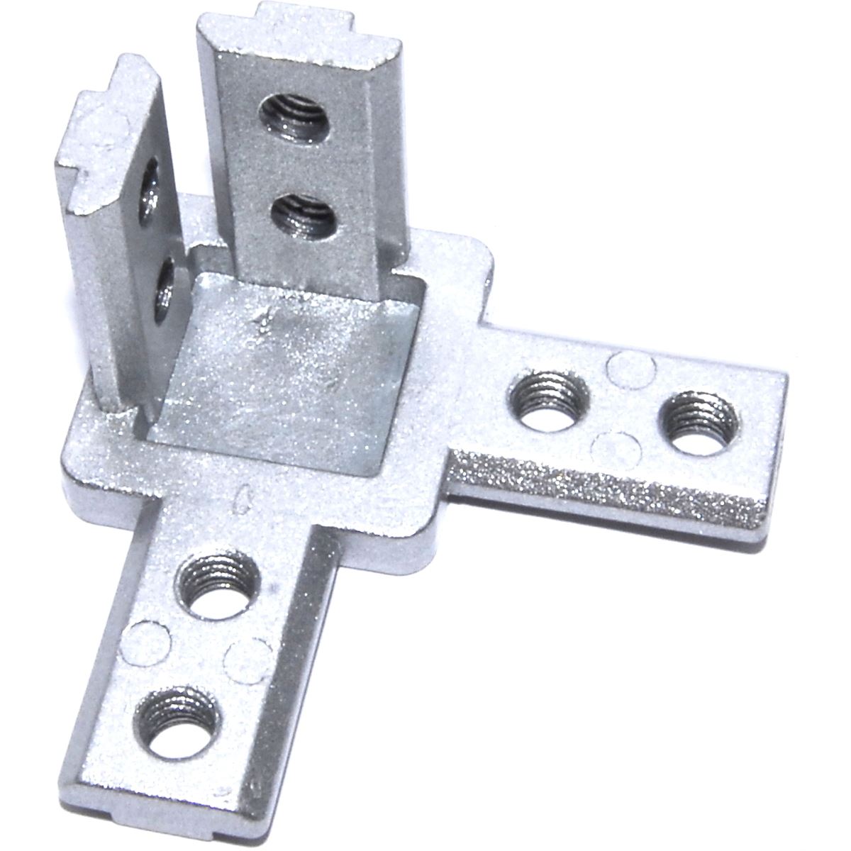 QWORK® 3 Ways End Angle Binder met schroeven, voor aluminium