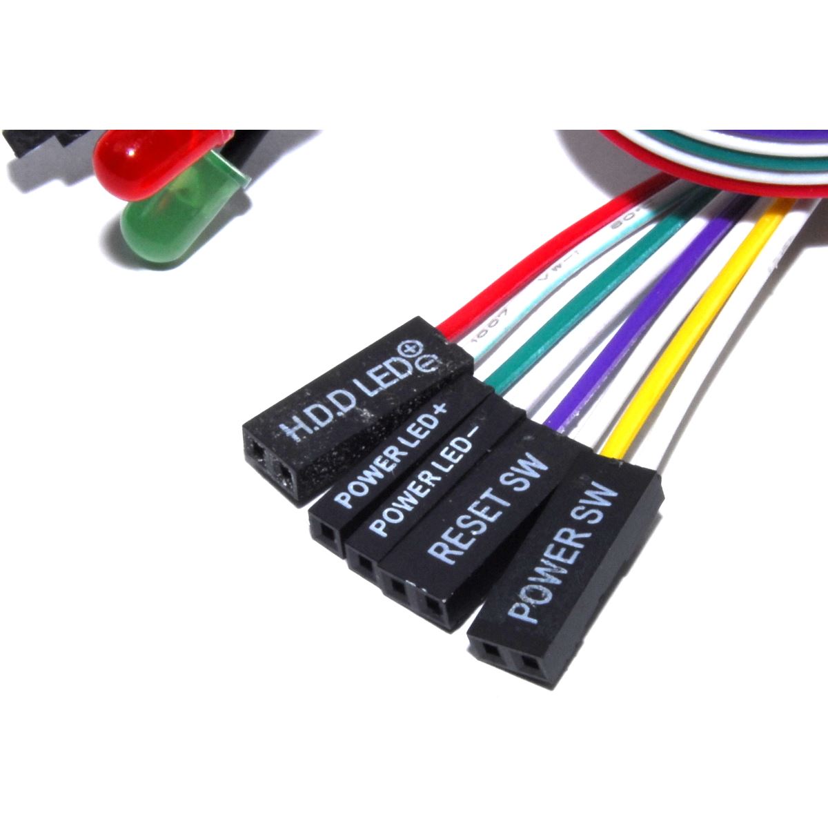 Momentary Switch PC Power/Reset 60cm LED Pushtomake Pi Arduino Flux