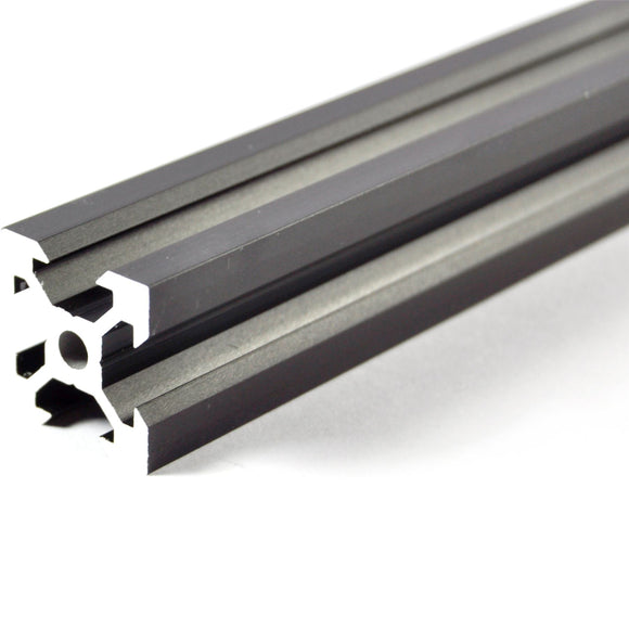 500mm Black Aluminium V Extrusion 2020
