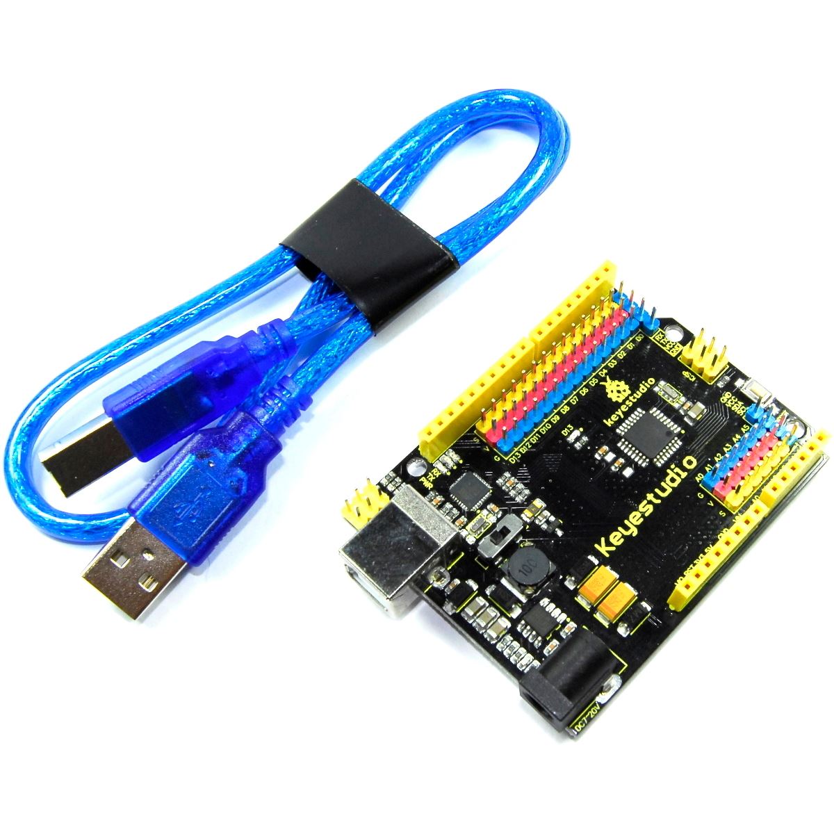  KEYESTUDIO Leonardo R3 Microcontroller Development Board with  USB Cable Kit for Arduino Project : Electronics