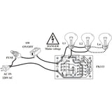 Future Kit 1ch AC Flashing Bulb Driver - DIY Kit - AC Mains, Soldering - FK113