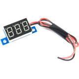 3.0-17V Blue LED Panel Voltmeter