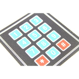 3pcs 3x4 Membrane Matrix Keypad Module