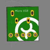 5pcs Flux Workshop USB Micro Connector Breakout Board