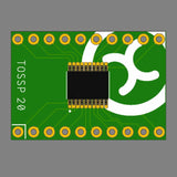 5pcs Flux Workshop TSSOP20 SOIC20 Chipset Breakout Adapter Board