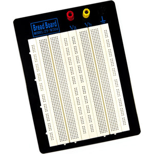 Zhong Yi 1680pt Wide 2.54mm White Solderless Breadboard - ZY-W204