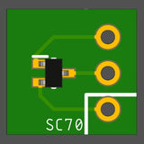 5pcs Flux Workshop SuperSOT3 SOT23 SC70 Breakout Adapter Board
