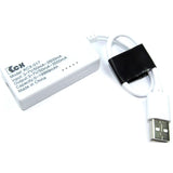 White USB Current Voltage Charger Detector