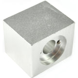 Silver Aluminium T8 Nut Mount for Lead Screw