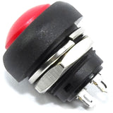 Red 12mm Domed Momentary Switch
