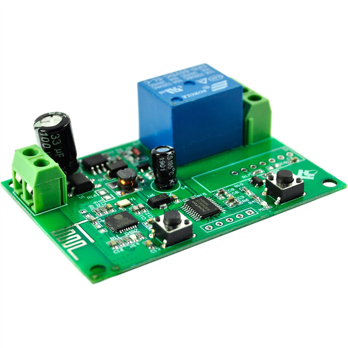 LC Technology 8-80V 1 Channel WIFI Relay Module (eWeLink-compatible ...