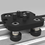 Mini Gantry Plate with V Wheels for V Slot Profile