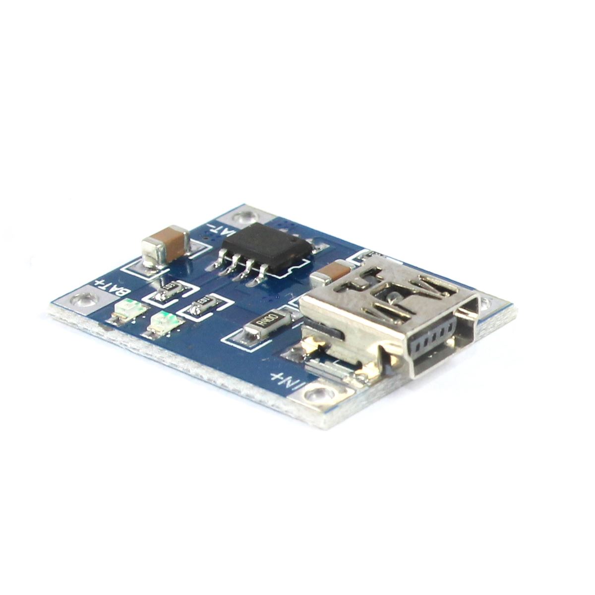 TP4056 Micro-USB LiPo Charger Module With Protection - 5V 1A, 5 Pack, For 18650 Batteries