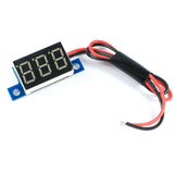 3.0-17V Blue LED Panel Voltmeter