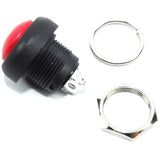 Red 12mm Domed Momentary Switch