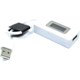 White USB Current Voltage Charger Detector