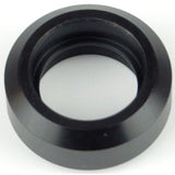 4pcs 24mm Solid Black V Wheel with Bearings