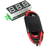 2.5-30V Green LED Panel Voltmeter