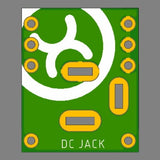 5pcs Flux Workshop DC Power Jack Connector Breakout Board