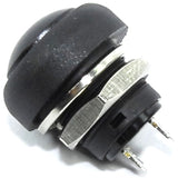 Black 12mm Domed Momentary Switch