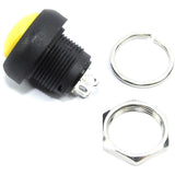 Yellow 12mm Domed Momentary Switch