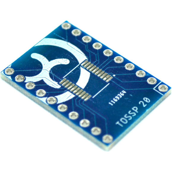 5pcs Flux Workshop TSSOP20 SOIC20 Chipset Breakout Adapter Board
