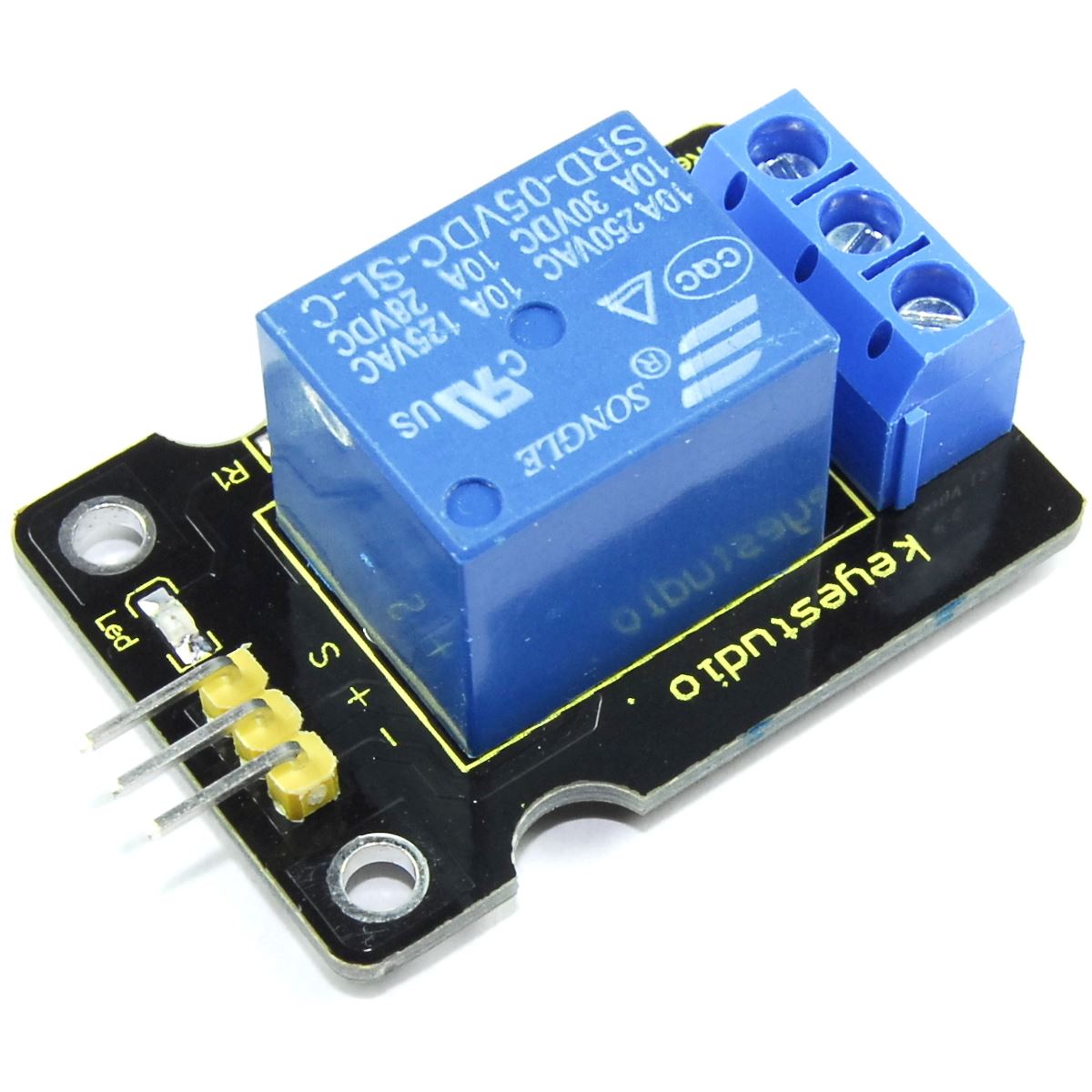 Keyestudio 5V 1 Channel Relay Module KS0011 250V AC 30V 10A DC – Flux ...