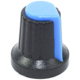 Blue Black Control Knob - 6mm Shaft