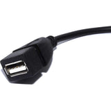 13cm USB A Female - Micro Male Cable