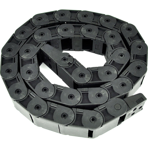 1m Semi-Enclosed 18x25mm Drag Chain & Brackets