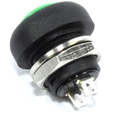 Green 12mm Domed Momentary Switch