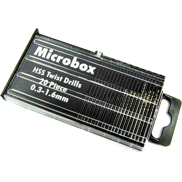 20pcs 0.3-1.6mm Micro Drill Bits