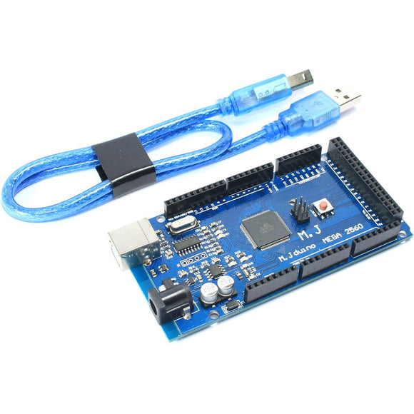 ATmega2560 Board 16MHz MEGA CH340G Cable (Arduino-Compatible)