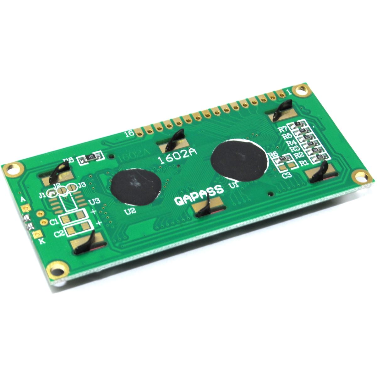 16x2 Blue LCD with Funduino I2C Interface MB-063 1602 HD44780