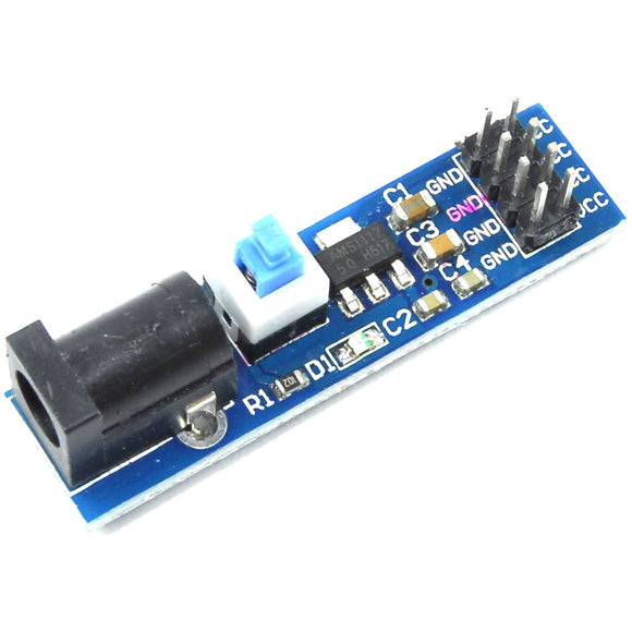 LC Technology 5.5mm DC Jack to 5V Breakout Module Power AMS1117 – Flux ...