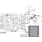 Future Kit 12V Solar Regulator - 16-22V 5-60W, Car Battery - MXA080