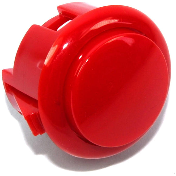 30mm Red Arcade Button - 2 pin
