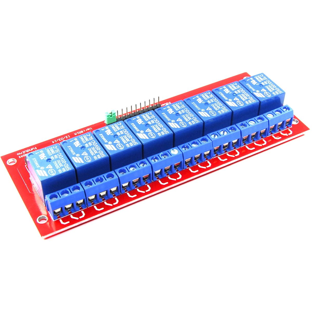 Keyes 5V 8 Channel Relay Module MD-011 250V AC 30V DC Funduino – Flux ...