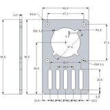 NEMA23 Mounting Plate