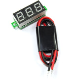 3pcs 2.5-30V Green LED Panel Voltmeter